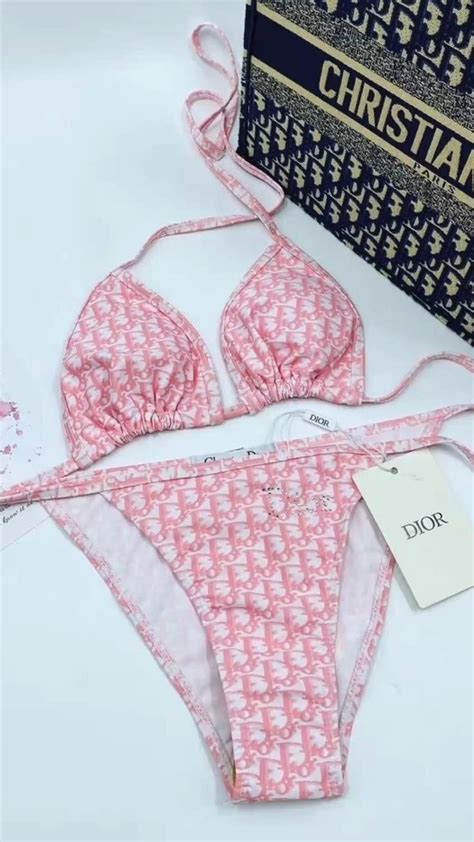 dior swimsuit pink|dior bikini dupe.